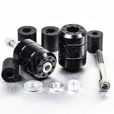 Embouts de guidon VTT Fouriers plastique vissé