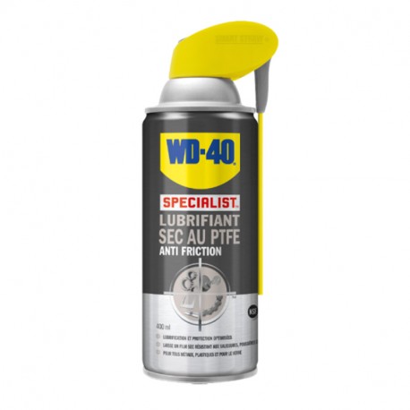 Spray SPECIALIST Lubrifiant sec au PTFE WD40 400 ml