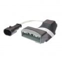 Adaptateur plug & play pour tableau de bord et chronomètre Chrome Lite/Plus I2M CBR600RR 2024-2025, CBR1000RR SP1 2017-2019