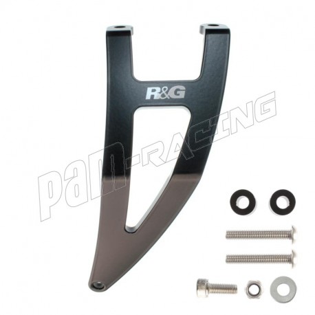 Support de silencieux R&G RACING RSV4 1100 Factory 2019-2025, Tuono V4 1100 2021-2024