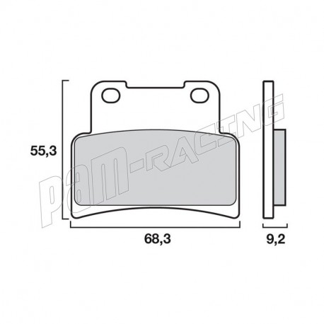 Plaquettes de frein avant Brembo qualité origine APRILIA, YAMAHA