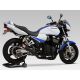 Ligne complète inox noir Cyclone Yoshimura homologuée JMCA GSX1400 2001-2005