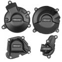 Kit de 4 Protections de carter GB Racing R9 2025-2026, MT-09/Tracer 9/GT 2021-2026, XSR900/GP 2022-2026