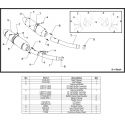Pièces de rechange pour double silencieux R-77 ZZR1400 2012-2020 Yoshimura