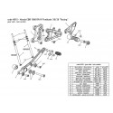 Pièces de rechange pour commandes reculées version piste Bonamici Racing CBR1000RR 2020-2024