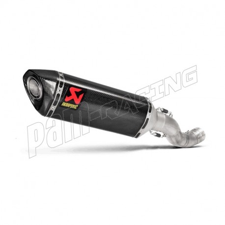 Demi-ligne racing titane/carbone Akrapovic RSV4 1100, TUONO V4 1100 2021-2022