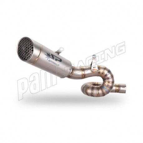 Ligne 3/4 titane silencieux GRID-O Street Triple 660/765 2017-2024 SPARK