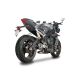 Ligne 3/4 titane silencieux GRID-O Street Triple 660/765 2017-2024 SPARK
