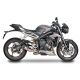 Ligne 3/4 titane silencieux GRID-O Street Triple 660/765 2017-2024 SPARK