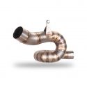 Tube intermédiaire titane de remplacement pour ligne 3/4 GTR0501T Street Triple 660/765 2017-2026 SPARK