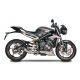 Tube intermédiaire de remplacement titane pour ligne 3/4 GTR0501T Street Triple 660/765 2017-2025 SPARK