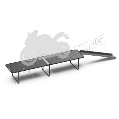 Banc porte-moto + rampe aluminium Valter Moto