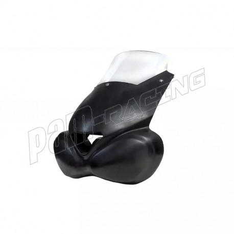 Tête de fourche endurance + entrée d'air fibre de verre + bulle S2 CONCEPT Street Triple 765/RS 2020-2022