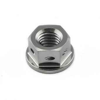 Ecrou de couronne titane M8x1.25 mm pré-percé PRO-BOLT