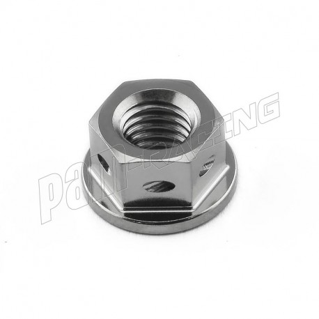 Ecrou de couronne titane M8x1.25 mm pré-percé PRO-BOLT