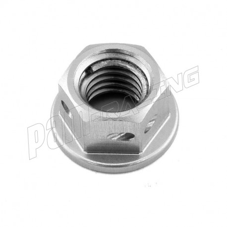 Ecrou de couronne aluminium M8x1.25 mm pré-percé PRO-BOLT