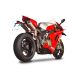 Ligne 3/4 inox ou titane double silencieux GRID-O titane Panigale V4/V4R/V4S 2018-2024, Streetfighter V4/S 2020-2024 SPARK