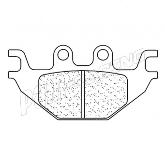 Plaquettes de frein arrière métal fritté CL BRAKES MT-125 2014-2019, YZFR125 2008-2022