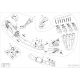 Pièce de rechange pour ligne racing Akrapovic CBR1000RR 2021-2023-Kit laine de verre, réparation silencieux, etc..