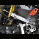 Kit de montage amortisseur de direction OHLINS SD004 en position latérale MELOTTI Panigale V4/V4R/V4S 2018-2022