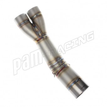 Tube intermédiaire inox de remplacement pour ligne complète GBM8824T SPARK S1000RR 2019-2022, S1000R 2021-2023