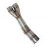 Tube intermédiaire inox de remplacement pour ligne complète GBM8824T SPARK S1000RR 2019-2025, S1000R 2021-2024