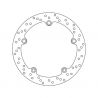 Disque de frein arrière fixe 276 mm BREMBO BMW