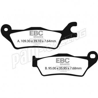 Plaquettes de frein avant sintered metal FA715HH EBC Brakes GSX-R/S125 2017-2022