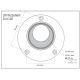 Bouchon de réservoir Monster 821/1200, MV Agusta ,Yamaha 2015-2023 LIGHTECH à vis