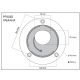 Bouchon de réservoir 1/4 de tour PP Tuning FZS, FZ1, FZ6, FZ8, MT-07, MT-09, MT-10, R1, R3, R6, R7, R9, XSR 900 