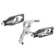 Support inversé d'étrier arrière origine avec tendeurs racing R1 2015-2025 aluminium