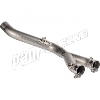 Tube intermédiaire titane Akrapovic pour MT-10 2022-2024