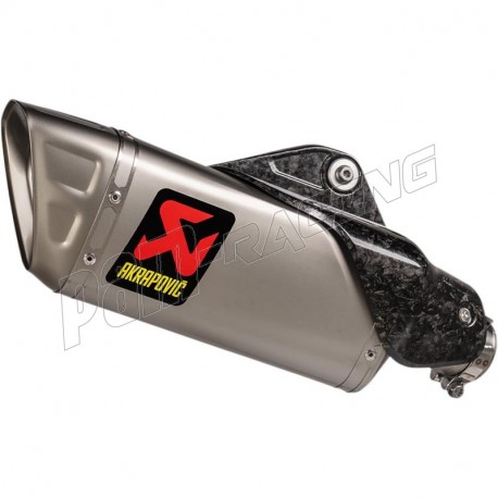 Silencieux adaptable SLIP-ON line titane homologué Akrapovic MT-10 2022