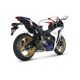 Demi-ligne racing titane/carbone Akrapovic CBR1000RR 2008