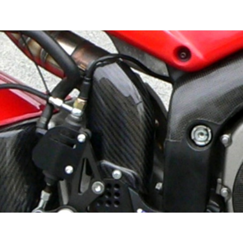 Protection Pot D'Échappement Moto Universelle 52cm - Silicone Résistant à La Chaleur