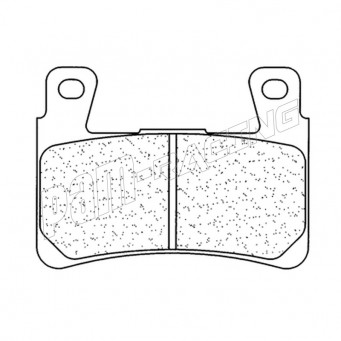 Plaquettes de frein avant racing métal fritté XBK5 CL BRAKES HONDA et ZX6R 636 2013-2025