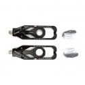 Tendeurs de chaîne ajustables aluminium noirs S1000R 2021-2026, S1000RR 2019-2026, M1000R 2023-2026 TWM Special Components