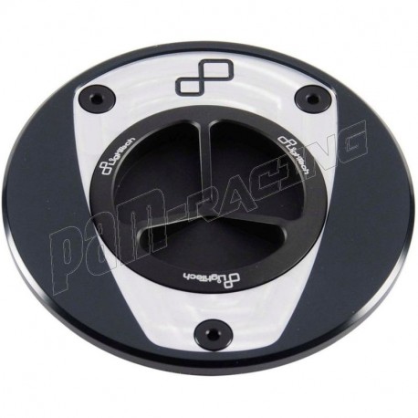 Bouchon de réservoir noir et blanc Ninja 400, ZX-6R 636 2019-2024, Z650, Z900 LIGHTECH à vis
