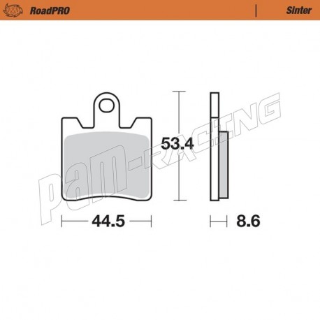 Plaquettes de frein avant Sinter Route MOTO MASTER Trophy/SE, FJR1300, XV1900