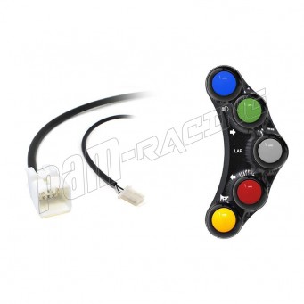 Commodo route gauche 5 boutons JETPRIME Z1000 2010-2016, Z1000SX 2011-2013