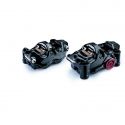 Paire d'étriers de frein radiaux taillés masse assemblés HPK BREMBO 484 NOIR 32/32 100 mm