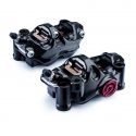 Paire d'étriers de frein 484 32/32 NOIR radiaux taillés masse assemblés 108 mm BREMBO