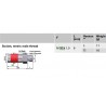 Raccord rapide de frein femelle M10x100 STAUBLI