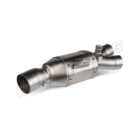 Tube intermédiaire Track Day inox Akrapovic pour ligne racing et évolution R6 2008-2026