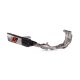 Tube intermédiaire Track Day inox Akrapovic pour ligne racing et évolution R6 2008-2026