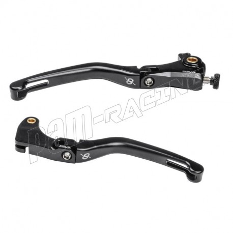 Kit levier de frein + embrayage rabattable R6 2017-2025 BONAMICI