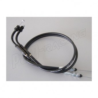 Câble de gaz pour poignée tirage rapide EURO RACING ZX10R 2011-2015, ER6N 2006-2016, R1 2002-2003