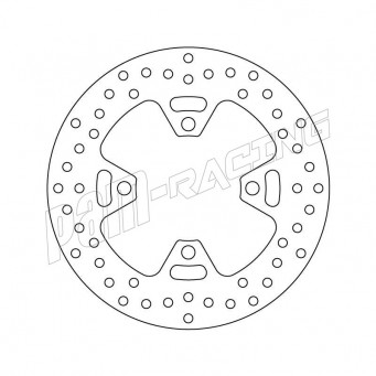 Disque de frein arrière Brembo Série ORO rond fixe 675 Daytona, 675 Street Triple