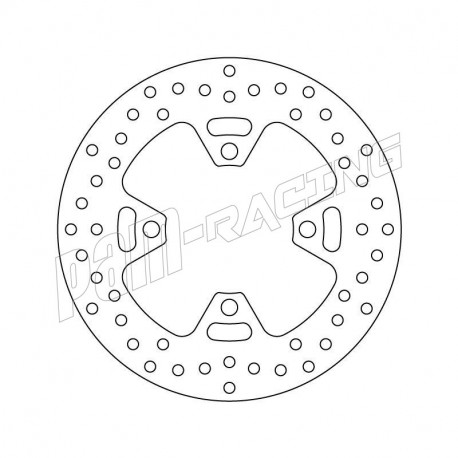 Disque de frein arrière Brembo Série ORO rond fixe 675 Daytona, 675 Street Triple