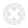 Disque de frein arrière Brembo Série ORO rond fixe 675 Daytona, 675 Street Triple